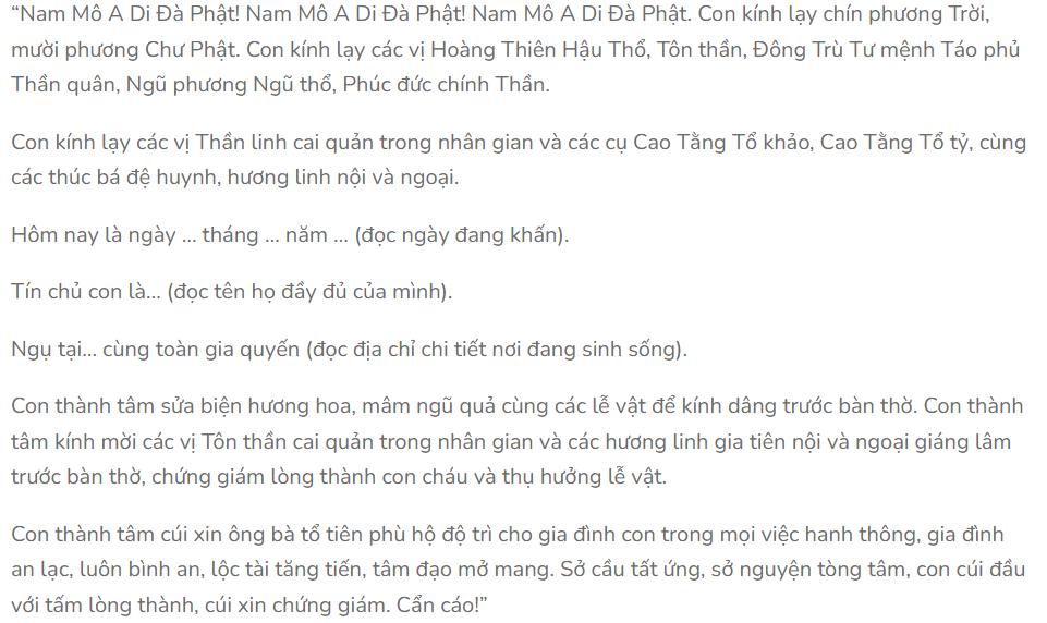 Minh hoạ bài văn khấn cầu trúng số trước bàn thờ gia tiên 