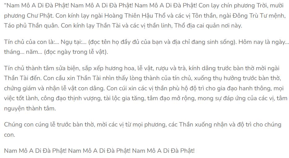 Cách cầu trúng số ở bàn thờ Thổ Địa – Thần Tài 