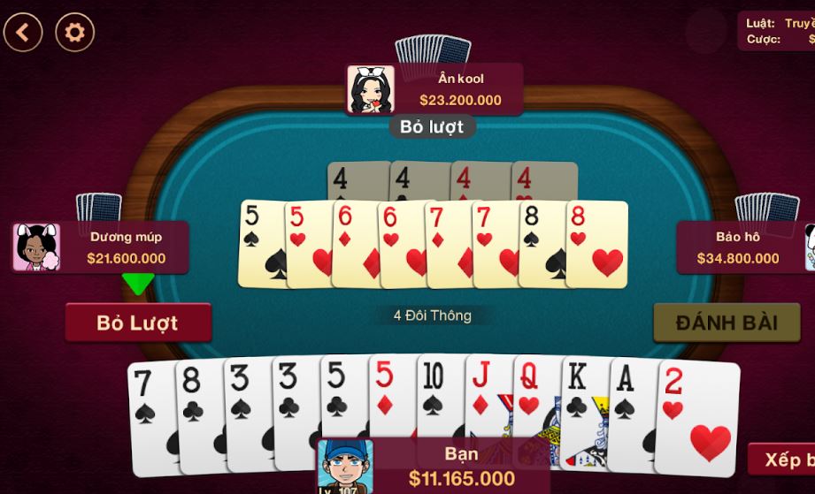 Dùng phần mềm hữu ích để hack Tiến Lên Miền Nam