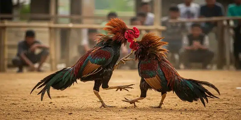 Sư kê dựa theo yếu tố ngũ hành trong 80 màu mạng gà đá