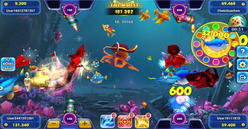 Chiến lược tối ưu thưởng trong game bắn cá rút tiền